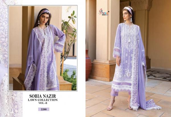 Shree Sobia Nazir Lawn Collection 8 Cotton Designer Pakistani Salwar Kameez